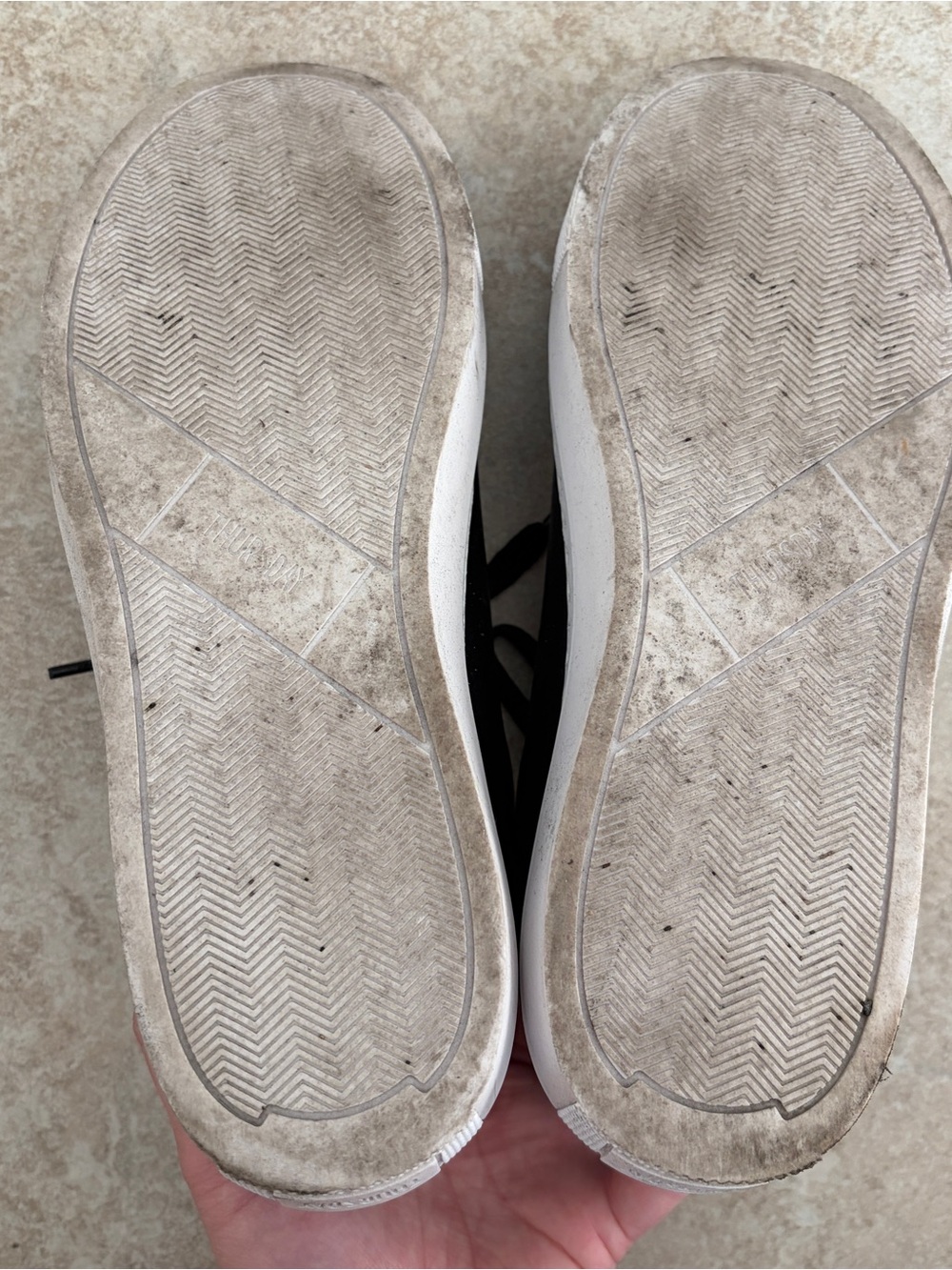 Thursday Boot Company Black Low-Top Sneakers with White Trim - Picture 5 of 6